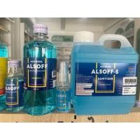 ราคา แท้100 Alsoff Alcohol 70 แอลกอฮอล์ 60 450มลและ1 ลิตร (24189494135)