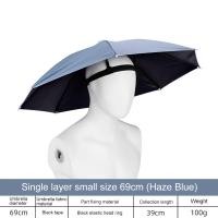 ราคา VIVOLILV หมวกกันแดดกลางแจ้งหมวกกันฝนกันฝน UV หมวกกันแดดหมวกกันฝนป้องกันรังสียูวีหมวก Windproof แบบพกพาสำหรับหมวกร่ม (24508625607)