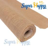 ราคา ผ้ากระสอบสีธรรมชาติ แบ่งขาย 1 หลา ผ้ากระสอบป่าน ขนาดกว้าง 49 ซ ม ห่อช่อดอกไม้ทําพร็อพถ่ายภาพสินค้า (24464735729)