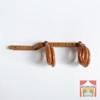 ราคา สไลด์คู่รางม่าน สไลด์รางม่าน เกรดหนาชุบลายไม้ สไลด์คู่ผ้าม่าน รูดลื่นไม่สะดุด เบาแรงมือ สไลด์ม่านจีบ สำหรับราง 26 มม (11267490589)