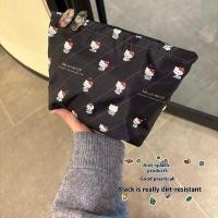 ราคา Tas Kosmetik ของผู้หญิง Just Star กระเป๋าเก็บของน่ารัก Hello Kitty กระเป๋าไนลอนกันน้ำ (24423209808)