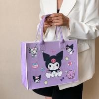 ราคา TataFairy Cute large capacity felt bag womens casual handbag cartoon animal printed shoulder bag reusable shopping bag gift bag (23679165864)