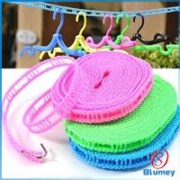 ราคา Blumey ราวเชือกตากผ้าไนล่อน จัดส่งแบบคละสี หน้า แรกราวตากผ้ ากผ้าหอพักนักศึกษ าราวตากผ้ากลางแจ้งกันลมเชือ Dry clothes Rope มีสินค้าพร้อมส่ง (19513679450)