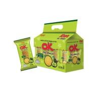 ราคา โอเคทิน บิสกิต ขนมปัง อบกรอบ ชนิดแผ่นบาง 1แพ็ค 12ซอง OK Thin Biscuit (21780894845)