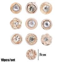 ราคา 10 ชิ้น ชุด เข็มกลัดติดเสื้อสตรี เข็มกลัดแบบถอดได้ กระดุมไม่ต้องเย็บ เข็มกลัดติดเสื้อแบบมินิ เข็มกลัดติดเสื้อแบบกระดุมป้องกันการสัมผัสสำหรับเสื้อผ้าและอุปกรณ์แต่งกาย (24336798643)