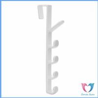 ราคา ที่แขวนประตู ตะขอแขวนประตู 5 ขอ ส่งคละสี ที่แขวนของเกี่ยวประตู Back Door Multipurpose Hanger (13176662554)