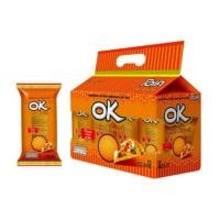 ราคา โอเคทิน บิสกิต ขนมปัง อบกรอบ ชนิดแผ่นบาง 1แพ็ค 12ซอง OK Thin Biscuit (21780894844)
