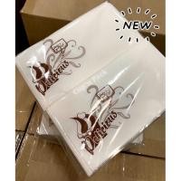 ราคา กระดาษทิชชู่พันแก้วกาแฟ มีสีขาวกับสีน้ำตาลพิมพ์ลาย 200แผ่น แพค ลาย delicious (14415152919)