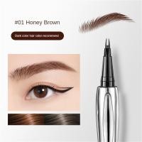 ราคา Tattie Hot new products A M G Two Fork Eyebrow Pen Waterproof Sweat proof Silky and Easy to Color Natural and Long lasting Wild Eyebrow Pen (22628377938)