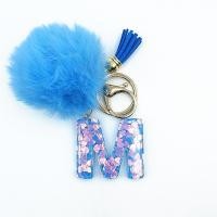 ราคา Hot Sale FunFindsS พวงกุญแจแฟชั่นจี้ตัวอักษรขนาด26นิ้วพร้อมจี้รูปตัวอักษรปอมปอมสีน้ำเงินอุปกรณ์ตกแต่งของขวัญ (24532254529)