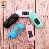 ราคา Key Ring Digital Watch Silent Luminous ABS Digital Electronic Clock Mini Portable Student Keychain Electronic Watch Green Backlight LCD Display (22515739757)