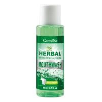 ราคา ส่งฟรี น้ำยาบ้วนปาก กิฟฟารีน สูตร ไม่มีแอลกอฮอล์ ไม่แสบปาก Herbal Fresh Zero Alcohol Mouthwash GIFFARINE ดูแลสุขภาพช่องปาก (23560248188)