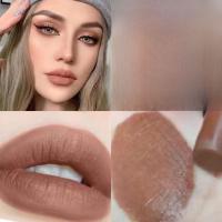 ราคา ลิปสติกเนื้อแมทต์สีช็อกโกแลต ลิปสติกเนื้อแมทต์แบบไม่ซีดจาง ลิปสติกเนื้อแมทต์สำหรับผู้หญิง เล็ก ราคาไม่แพง น้ำหนักเบา ติดทนนาน (24020388682)