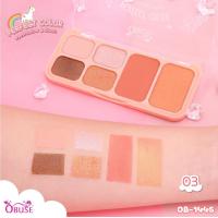 ราคา อายแชโดว์และบรัชออน Obuse Eyeshadow Blush OB 1445 (9092778059)