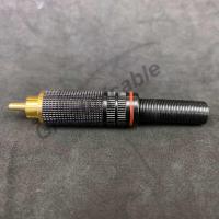 ราคา หัวแจ็ค RCA ตัวผู้ รุ่นดำท้ายสปริงอย่างดี แจ็คอาร์ซีเอตัวผู้ ปลั๊กRCA สำหรับเข้าสาย ต่อสายสัญญาณ (12506920079)