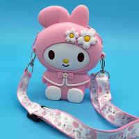 ราคา Cartoon Little Flower Rabbit Childrens Shoulder Bag Diagonal Cross Bag Storage Earphone Bag Cartoon Cute Student Bag (23999986016)