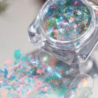 ราคา VitalVogue ออโรร่าคลาวด์โบรเคดแบบผงสีประกายแวววาวแวววาวผงโอปอลสีสันสดใสสำหรับทำเล็บเลื่อมแบบบางเฉียบ (24186199421)