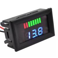 ราคา Unnicoco 1PCS 12v 72v Car Marine Motorcycle Digital Voltmeter Voltage Meter Battery Gauge For Motorcycle Car (23761512714)