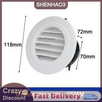 ราคา SHENHAO3 ภายนอกผนังอากาศ Vent Grille พลาสติกกลมระบายอากาศระบายอากาศตะแกรง ducting (23034576501)