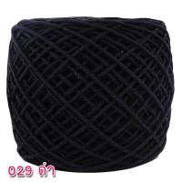 ราคา เชือกฟอก สีดำ 029 เชือกฟอกสีล้วน ด้ายฝ้าย ถักหมวก ถักกระเป๋า ถักกระเป๋าใส่แกง 2มม Cotton rope Cotton yarn (1777614856)