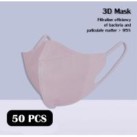 ราคา หน้ากากอนามัย 10แพ็ค 100ชิ้น 3D mask หน้ากากอนามัยป้องกันแบคทีเรีย ทรงกระชับหน้า ป้องกันฝุ่นละออง (23677036859)