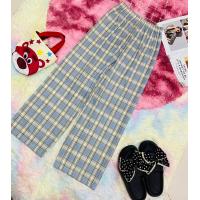 ราคา พร้อมส่งจากไทย กางเกงขายาว ลายสก็อต ผ้านุ่มsmใส่ได้ ใส่สบาย ใส่นอนได้ เอว24ถึง30 (17120164505)