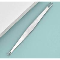 ราคา ที่กดสิว comadone extractor กดสิวอุดตัน อุปกรณ์กดสิวสแตนเลสอย่างดี รูปแบบใช้กดได้จริงคลินิก แถมเข็มเปิดหัวสิวอุดตันก่อนกดสิว1ชิ้น อุปกรณ์กดสิวหัวดำ สิวอุดตัน สิวอุดตันหัวเปิด black head acne สิวอุดตัน