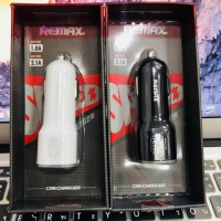 ราคา Remax ที่ชาร์จในรถ 2 USB Car Charger รุ่น CC 201ของแท้100 (17842518380)