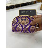 ราคา มาใหม่กับ กระเป๋าใส่สตางค์ ใส่แบงค์ เหรียญลายไทย ขอบเส้นทอง กระเป๋าของฝาก กระเป๋าของชำร่วย กว้าง 11 สูง 8 ชม (19349925883)