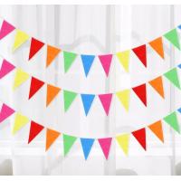 ราคา ธงราวงานวัด ธงทิว 15 เมตร 7 สี สามเหลี่ยม สำหรับ ปาร์ตี้ งานวัด ตกแต่งร้านค้า (24178233305)