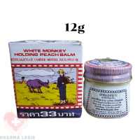 ราคา ลิงถือลูกท้อ ยาหม่องขาว ตราลิงถือลูกท้อ ปวดเมื่อยตามร่างกาย ขนาด 2g 4g 12g 18g (22076481450)