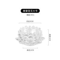 ราคา เชิงเทียน เชิงเทียนแก้ว เชิงเทียนบัวแก้ว ดอกบัวแก้ว งานสวยแก้วหนา ราคาต่อ1ชิ้น (17969187753)