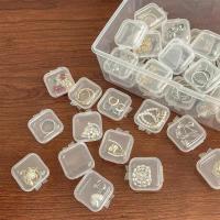 ราคา 20 ชิ้น กล่องจิ๋ว กล่องเก็บของขนาดเล็ก ตลับเก็บเครื่องประดับ กล่องพลาสติกใส ตลับใสมินิ ทรงสี่เหลี่ยม ขนาดพกพา (23088716080)