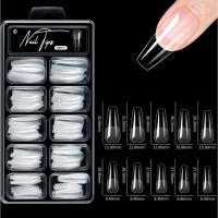 ราคา เล็บปลอมต่อเล็บ เล็บPVC เล็บปลอมติดเล็บ PVC TIP BLACK (23987207350)