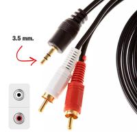 ราคา สายสัญญาณ AUX สาย1ออก2 สายลำโพง 1AUXออก2RCAสายสัญญาณเสียง 1 ออก 2 สายเส้นใหญ่ คุณภาพดี สาย AV audio สาย (16167142132)