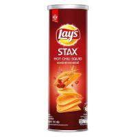 ราคา เลย์ สแตคส์ มันฝรั่งทอดกรอบ รสหมึกย่างฮอตชิลลี่ 110 กรัม (19577868251)