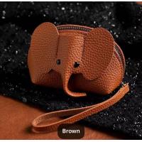 ราคา กระเป๋าหนัง ใส่เหรียญ กุญแจ ช้างไทย สินค้าที่ระลึก Thai elephant coin leather bag (24544056151)