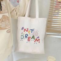 ราคา DGT BTS ได้รับอนุญาตให้เต้นรำผ้าใบกระเป๋า kpop BTS BT21 Shopper กระเป๋าสะพายค่าเล่าเรียนโรงเรียนค่าเล่าเรียน (20576882036)