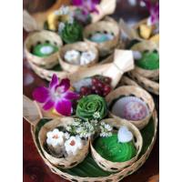 ราคา ชุดจัดเบรคสานไม้ไผ่ ถาด8 เรือ ถาด3 x3ใบ (21992518115)