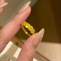 ราคา แหวนเงินสีทองสำหรับผู้หญิง สไตล์จีนใหม่ แหวนนิ้วชี้ ดีไซน์เรียบง่าย แหวนเงินเหรียญทองแดงสีสันสดใส ประดับหัวเข็มขัด (24526919676)
