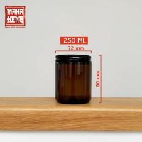 ราคา โหลแก้วใส่เทียนหอม ขวดเทียนหอม โหลแก้วสีชา กระปุกสีชา 60 100 150 250ML พร้อมจัดส่ง มหาเฮงบรรจุภัณฑ์ (22961761164)