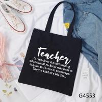 ราคา Super teacher กระเป๋าผ้าใบแฟชั่นเกาหลีกระเป๋าสะพายสีดำ (20576844816)