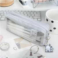 ราคา LVYIMAO SANRIO กระเป๋าดินสอ กระเป๋าเครื่องเขียน ผ้าแคนวาส ลายการ์ตูน Snoopy น่ารัก จุของได้เยอะ มีหลายชั้น สีโปร่งใสSanrio Stationery Box (24402411466)