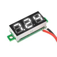 ราคา Diymore 0 28 นิ้ว 2 สายโวลต์มิเตอร์แบบดิจิตอล DC2 5v 30v สีแดงสีเขียวสีฟ้าสีขาวสีเหลือง LED โวลต์มิเตอร์รถยนต์โวลต์มิเตอร์แผงแรงดันไฟฟ้าเครื่องมือการตรวจสอบแบตเตอรี่ (23253416081)
