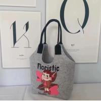 ราคา Felt Bag Cartoon Pattern Tote Bag Gift Bag New Cartoon Printed Felt Handbag (24080595151)