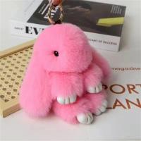 ราคา พวงกุญแจจี้กระต่าย วัสดุผ้ากำมะหยี่ สำหรับผู้หญิงและเด็กผู้หญิง สามารถใช้เป็นกระเป๋าเป้หรือกล่องดินสอ โซ่แขวนน่ารัก ตุ๊กตากระต่ายหลากสี พวงกุญแจ (24471000903)