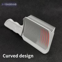 ราคา YINGRAN3 หวีสำหรับช่างตัดผมหวีผมแบบไล่ระดับสีหวีแต่งผมสำหรับผู้ชายหวีผมด้านบนแบนหวีตัดผมทนความร้อน (24263044721)
