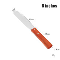 ราคา จัดส่งรวดเร็ว ที่ปาดครีมเค้ก 4นิ้ว 5นิ้ว 6นิ้ว สเตนเลส สปาตูล่า มีดปาดเค้กครีมเรียบเนียน ด้ามไม้ (22899389126)