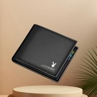 ราคา LVOD Delivery 2 3 days Mens Short Wallet Fashion Splicing Multi Slot Leather Business Wallet For Gift (23653449202)