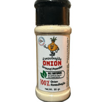 ราคา ผงหัวหอม 35 กรัม หอมหัวใหญ่ผง หัวหอมใหญ่ป่น Onion Powder 35gr Shaker Ground Onion 100 Onion Premium Quality Onion Powder (23875302828)
